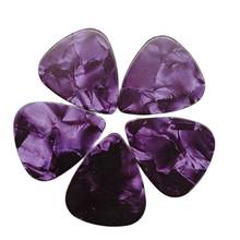 Best Selling 100pcs/lot Blank Pearloid Purple Guitar Picks Purple Pearl Color Guitar Plectrum 2024 - buy cheap
