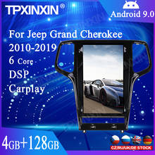 Radio con GPS para coche, reproductor Multimedia con Android 10, 4G, LTE, 128G 4 +, para JEEP Grand Cherokee, estilo Tesla, 2010-2019 2024 - compra barato