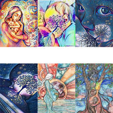 DIY 5D Diamond Painting Tree Of Life Earth's Cross stitch Kit Mosaic Art Picture of Rhinestones Diamond Embroidery Decor 2024 - buy cheap