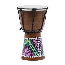 IRIN 4 inch Djembe Professional African Drum Bongo Wood Musical Instrument 2024 - buy cheap