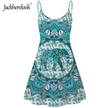 Jackherelook-vestido boêmio de marca com mandala, elegante, casual, feminino, estilo boho, para feriado, festa 2024 - compre barato