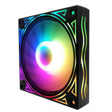 RGB 120mm Cooling fan desktop 5V computer Case silent magic color changing fan Quiet IR Remote 2024 - buy cheap