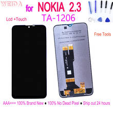 Pantalla LCD de 6,2 "para NOKIA 2,3, montaje de digitalizador con pantalla táctil para NOKIA TA-1211 TA-1214 TA-1209 TA-1206, sin píxeles muertos 2024 - compra barato