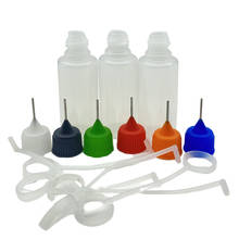 5pcs Empty Container Plastic Dropper Bottles With Screw Needle Cap 15ml E Liquid Vial Soft PE Jar 2024 - buy cheap