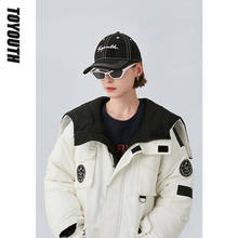 Toyouth Women Down Jacket Winter Outerwear Female Long Casual Light Thick Warm Coats 2024 - buy cheap