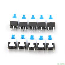 Square 8x8 6 Pin DPDT Mini Push Button Self-locking Switch Multimeter Switch 10pcs/lot 2024 - buy cheap