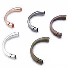 Broches magnéticos de medio puño para pulsera, accesorios para fabricación de joyas, 10x6mm, regaliz 2024 - compra barato