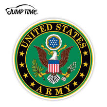 JumpTime 13cm x 13cm For Army Military Logo Sign Vinyl Sticker Car Truck Window Decal Laptop Wall Waterproof Car Accessories 2024 - buy cheap