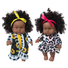 Muñeca esmaltada de 8 pulgadas para niña, juguete para bebé, vestido para juegos de rol, regalo para niñas 2024 - compra barato