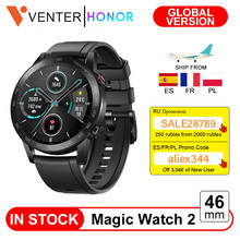 В наличии, новая глобальная версия Honor Magic Watch 2, умные часы, 14 дней, Bluetooth 5,1, водонепроницаемые спортивные часы для Android iOS 2024 - купить недорого