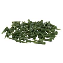 100 Pcs Green Plastic Tapered Pinhead Glue Liquid Dispenser Needles 14G 2024 - buy cheap