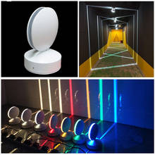 Modern Colorful LED Wall Lamp Windowsill Lights RGB Waterproof Indoor Outdoor Ceiling Lamp For Living Room Hotel Exhibition KTV 2024 - buy cheap