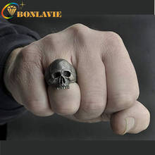 BONLAVIE коктейльное кольцо рок ювелирные изделия в стиле готик-панк призрак человек череп скелет кольцо панк стиль для вечерние 2024 - купить недорого