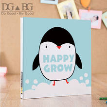 Happy Grow Photo Albums Self Stick Penguin Baby Scrapbook Magnetic Sheet 4x6 5x7 8x10 Family Travel Memory Book Portfolio Gift 2024 - buy cheap