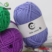 Jiwuo 25g Milk Cotton Hand-Knitted Crochet DIY Sweater Scarf Hat Medium Thick Worsted Handmade Woolen Thread Baby Cashmere Yarn 2024 - buy cheap