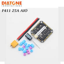 New arrive /DIATONE MAMBA F411 25A AIO 26.5MM Dshot 600 4S/25A ESC & Flight Controller FC 2-4S  for RC FPV Racing Drone 2024 - buy cheap