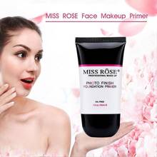 MISS ROSE 1pc Moisturizing Makeup Base Primer Lotion for Face Base Foundation Cream Concealer Pores Cover for all skin typeTSLM1 2024 - buy cheap