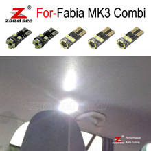 10pc LED trunk bulb + LED Interior dome Light Kit for Skoda for Fabia 3 MK3 MK III Combi Estate Wagon (2015+) 2024 - купить недорого