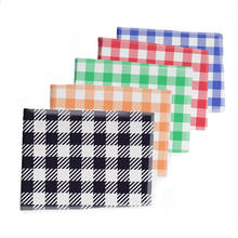 Round Dot Striped Plaid Twill Pure Polyester Cotton Cloth Making Bedding Clothing Fabric Handmade Home Decoration 50*145cm 2024 - buy cheap