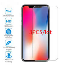 3Pcs Tempered Glass For iPhone X XS MAX XR 6 6s 7 8 Plus Screen Protective Film For iPhone 4 4s 5 5s SE 5c X 11 Glass Protector 2024 - buy cheap