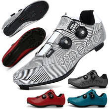 Высококачественная спортивная обувь для шоссейного велосипеда, унисекс, для гоночного велосипеда, Мужская дышащая обувь для езды на велосипеде, мужская спортивная обувь, Новинка 2024 - купить недорого