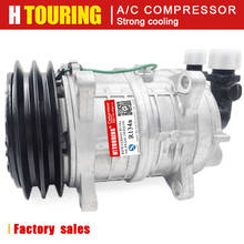 TM16 COMPRESSOR R134A R404A 2AG TWIN V BELT 24V /12V AC COMPRESSOR & CLUTCH 2024 - buy cheap