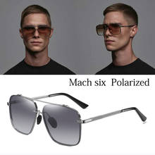 DPZ Polarized  Fashion Classic Mach Six Style Gradient Sunglasses Cool Men Vintage Brand Design Sun Glasses Oculos De Sol 2024 - buy cheap