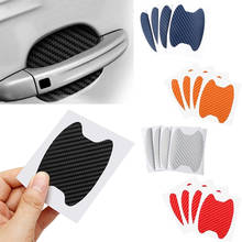 4Pcs/Set Hot Sale Car Door Sticker Carbon Fiber Scratches Resistant Cover Auto Handle Protection Film Exterior Accessories 2024 - buy cheap