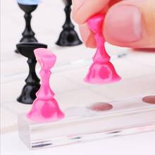 Chessboard Magnetic Nail Art Holder Practice Display Stand Acrylic Tips Shelf Nail Art Practice Display Stand Chess Board Tips 2024 - buy cheap