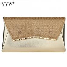 YYW Women'S Bag 2019 Gold Envelope Clutch With Evening/Night/Party/Wedding/Luxury Clutch Fashion Rhinestone Banquet Purse Bags 2024 - buy cheap