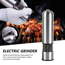 2 In 1 Adjustable Electric Salt And Pepper Mill Grinder Spice Mill Grinder Kitchen Mortar For Grinding Electromotor Grinder 2024 - buy cheap