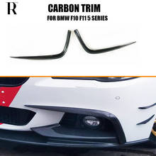 Carbon Fiber Front Bumper Upper Trim for BMW F10 F11 520 528 535 550 with M Package 2010- 2017 ( No Fit M5 ) 2024 - buy cheap