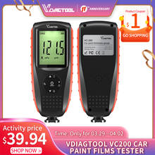 VDIAGTOOL VC300 Car Paint Tester 0.1micron/0-1500 Digital LCD Backlight Thickness Guage Meter For Car 2024 - buy cheap
