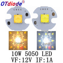 Uds 10W 12V 1A tdled cerámica 5050 blanco frío blanco cálido de alto poder LED emisor de diodo en lugar de CREE XML XM-L T6 LED para DIY 2024 - compra barato