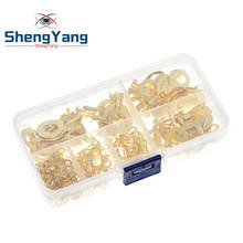 150pcs/set Round Terminal Block DJ431 O-type Lugs Terminals Cold-Pressed Connector Copper Tab Wiring Nose Combination Set 2024 - buy cheap