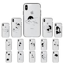 Funny Abstract Art Lines Phone Case for iPhone 13 11 12 pro XS MAX 8 7 6 6S Plus X 5S SE 2020 XR case 2024 - buy cheap