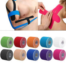 Bandagem adesiva para cinesiologia, fita atlética esportiva, para recuperação, para aplicação muscular, para joelho, para academias, cinta 2024 - compre barato