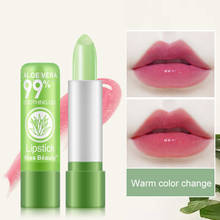 Lip Blam Aloe Color-Changing Lipstick Hydrating Lip Gloss Moisturizing Nourishing Makeup Lipstick 2024 - buy cheap