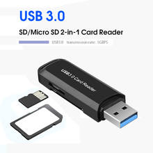 KEBIDU-Multi lector de tarjetas inteligentes, adaptador de lector de tarjetas de memoria inteligente USB3.0 SD/Micro SD TF OTG para ordenador portátil 2024 - compra barato
