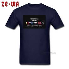 Camisetas con estampado de ASTROWORLD para hombre y mujer, camisa informal con cuello redondo, ropa de Hip Hop 3XL, de verano 2024 - compra barato