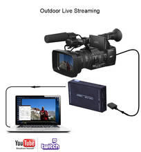 Tv loop psss 4k com usb 3.0, compatível com hdmi, para captura de jogos de vídeo, hd 1080p, 60fps, para transmissão ao vivo de ps4, xbox, gravação de câmera 2024 - compre barato