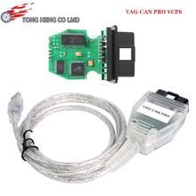 Interfaz de diagnóstico VAG CAN PRO V5.5.1, dispositivo con Chip FTDI FT245RL, VCP6 OBD2, Cable USB compatible con can Bus UDS K Line 2024 - compra barato