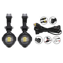 Farol auxiliar auxiliar de led para motocicleta, 40w, luz de neblina universal, faróis auxiliares para motocicletas r1200gs/adv/f800gs 2024 - compre barato