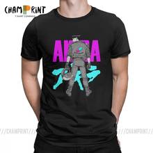 Akira T Shirts Vaporwave T-Shirts for Men Neo Tokyo Street Race Japanese Anime Motorcycle Amazing Tees New Arrival Tops 2024 - buy cheap