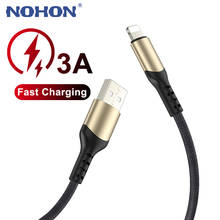 NOHON USB Charger Cable For iPhone 11 12 Pro Max Xs X XR 8 7 6 6s Plus SE iPad Mini Fast Charging Charge Cord 3m Data Long Wire 2024 - buy cheap