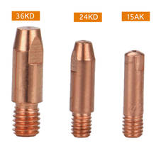 Hot 10pcs MIG Welding Nozzle Contact Tips Gas Diffuser Connector Holder Torch Contact Semi-automatic Welding Nozzle 0.8/1/1.2mm 2024 - купить недорого
