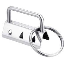 Hot 40 Piece Key Ring Hardware Keychain Bracelet Hardware with Lanyard Key Ring 2024 - buy cheap