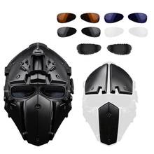 90 новый тактический Открытый шлем для верховой езды маска интегрированная Baotou шлем опционально прозрачные защитные шлемы CS полевое оборудование 2024 - купить недорого