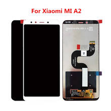 LCD Display For Xiaomi Mi A2 Global LCD Screen Digitizer with Frame For Xiaomi Mi A2 Lite  LCD Display Touch Screen with Frame 2024 - buy cheap