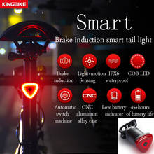 Bicycle Flashlight MTB Bike Rear Light Auto Start/Stop Brake Sensing Waterproof LED Taillight USB Rear Tail Safety Warning Lamp 2024 - buy cheap